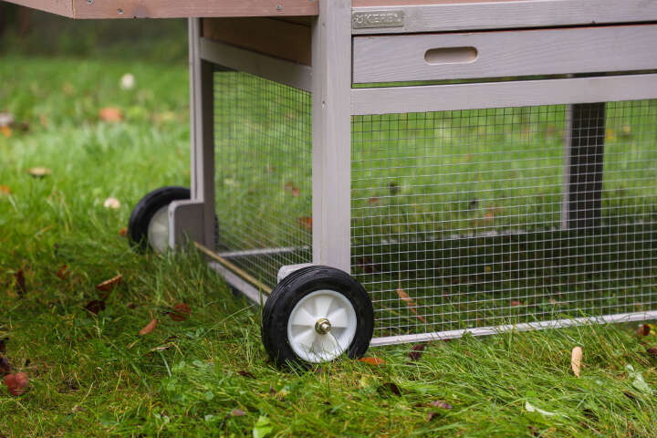 KERBL Räder-Nachrüstset für Hühnerstall Bonny